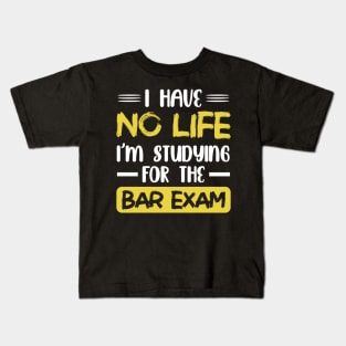 Bar Exam Law School Graduation Kids T-Shirt